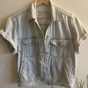 GAP Short Sleeve Denim Jacket